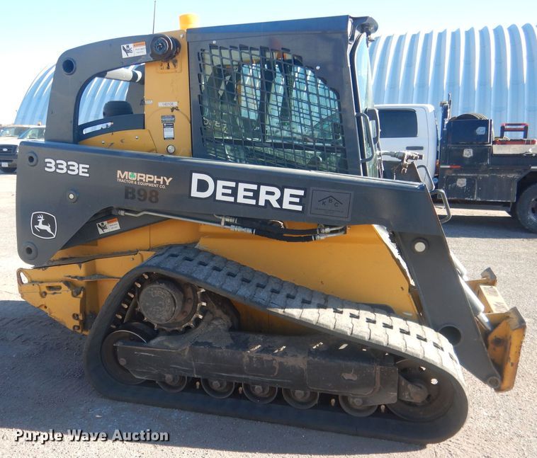image for item HQ9533 2016 John Deere 333E  tracked skid steer loader