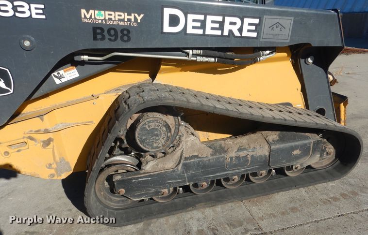 image for item HQ9533 2016 John Deere 333E  tracked skid steer loader