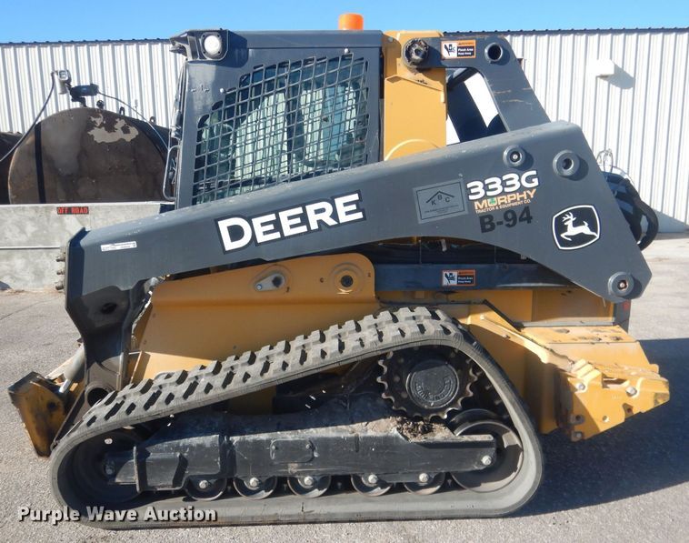 image for item HQ9534 John Deere 333G  tracked skid steer loader