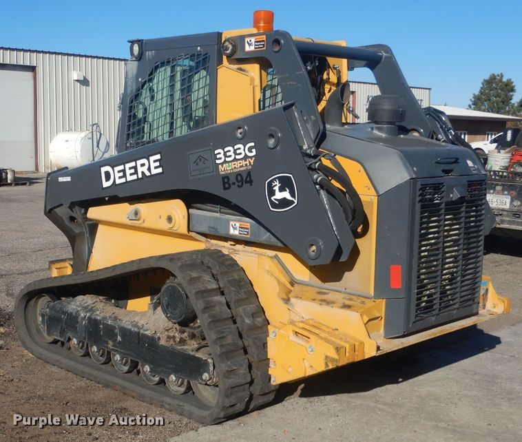 image for item HQ9534 John Deere 333G  tracked skid steer loader