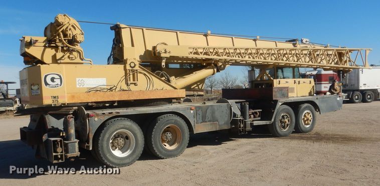 image for item HQ9543 1973 Grove TM375  crane