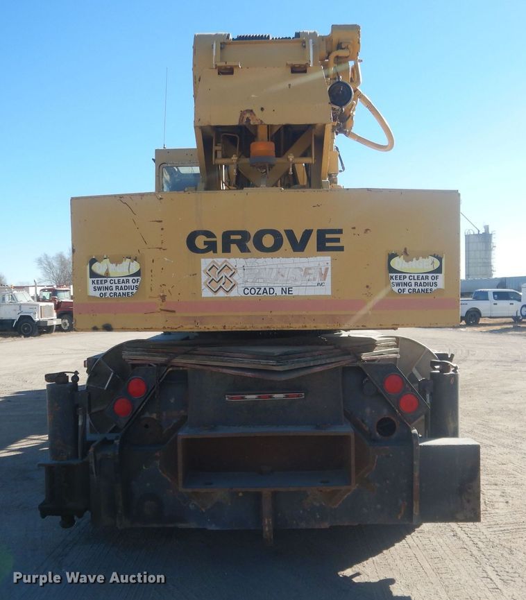 image for item HQ9543 1973 Grove TM375  crane