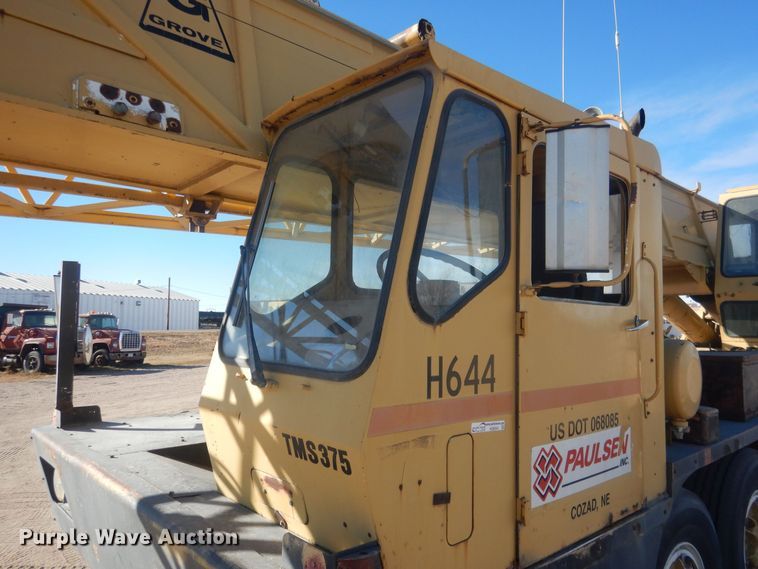 image for item HQ9543 1973 Grove TM375  crane