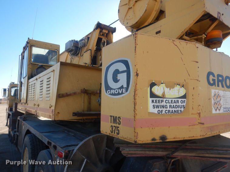 image for item HQ9543 1973 Grove TM375  crane