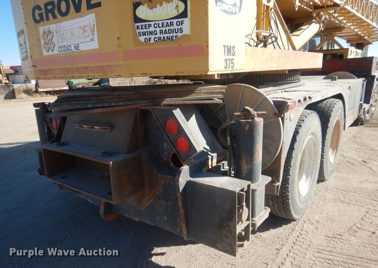 image for item HQ9543 1973 Grove TM375  crane
