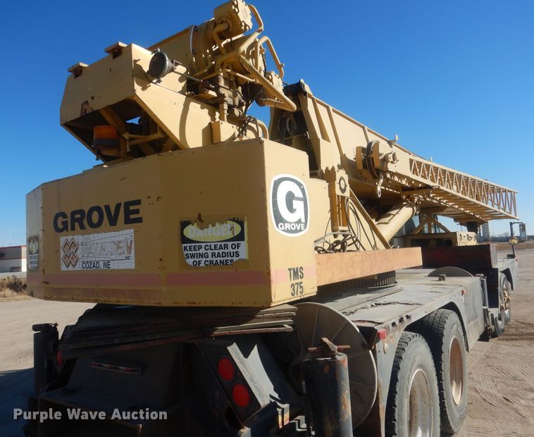image for item HQ9543 1973 Grove TM375  crane