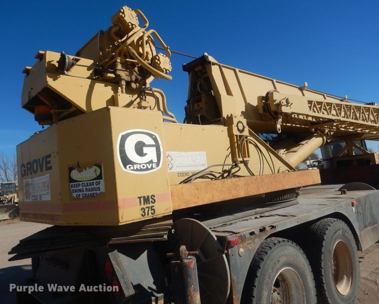 image for item HQ9543 1973 Grove TM375  crane