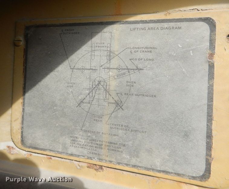 image for item HQ9543 1973 Grove TM375  crane