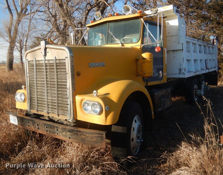 image for item HQ9556 1974 Kenworth W900  dump truck