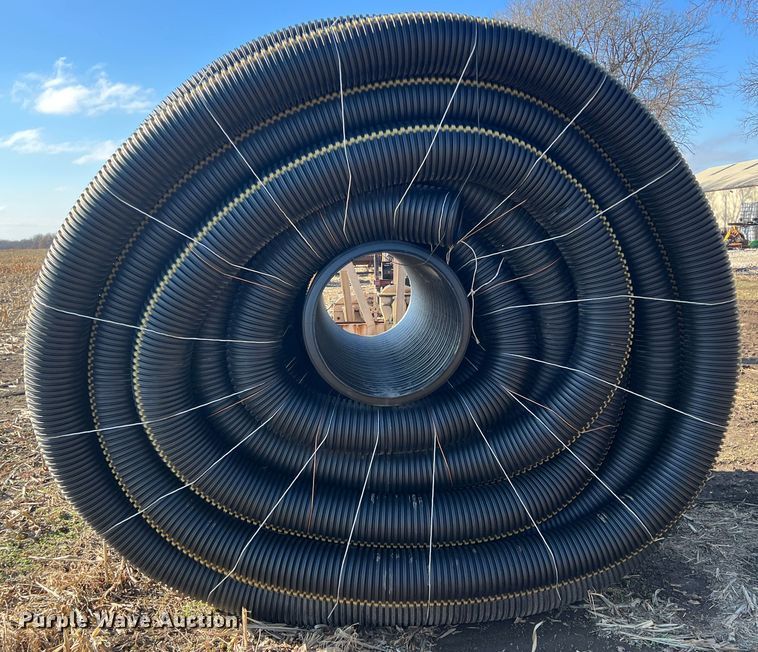 image for item ID9246 Approximately 800' of 8" diameter drain pipe