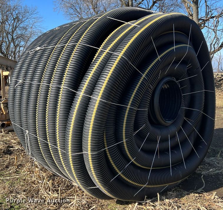 image for item ID9246 Approximately 800' of 8" diameter drain pipe