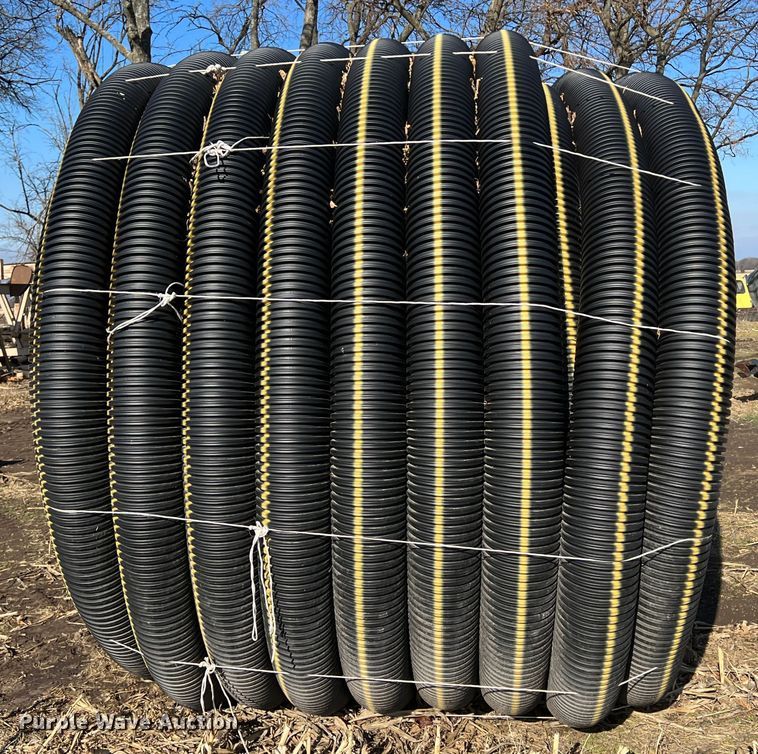 image for item ID9246 Approximately 800' of 8" diameter drain pipe