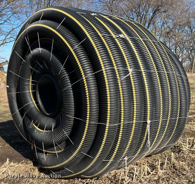 image for item ID9246 Approximately 800' of 8" diameter drain pipe