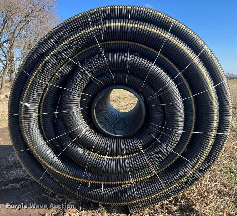 image for item ID9246 Approximately 800' of 8" diameter drain pipe