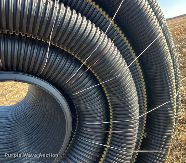 image for item ID9246 Approximately 800' of 8" diameter drain pipe