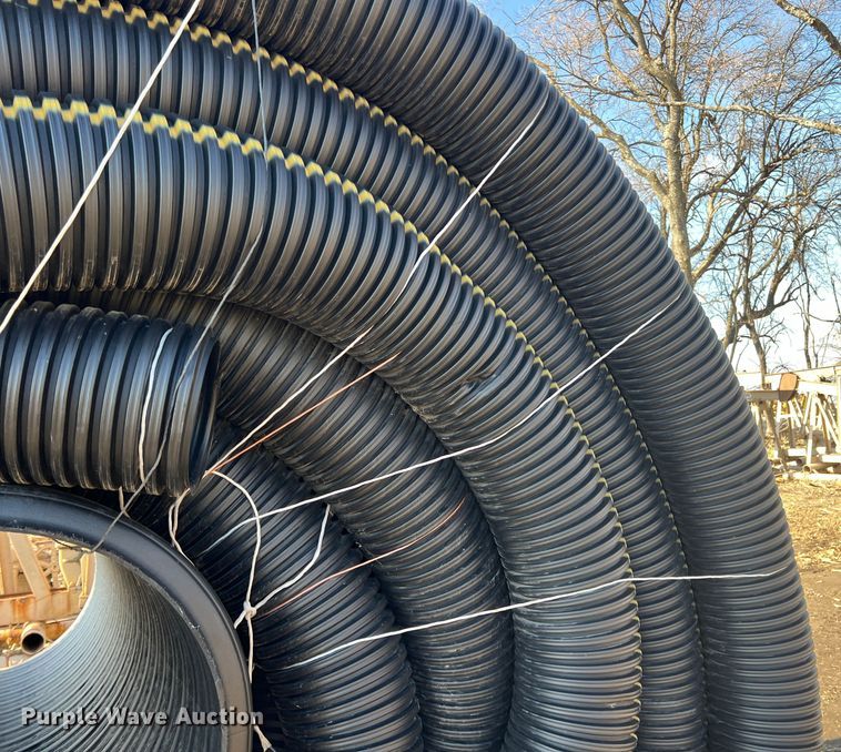 image for item ID9246 Approximately 800' of 8" diameter drain pipe