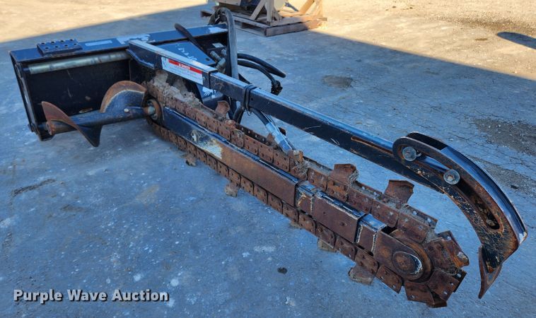 image for item JB9677 2015 Bobcat LT414  skid steer trencher