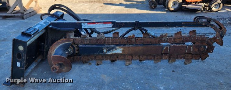 image for item JB9677 2015 Bobcat LT414  skid steer trencher