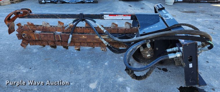 image for item JB9677 2015 Bobcat LT414  skid steer trencher