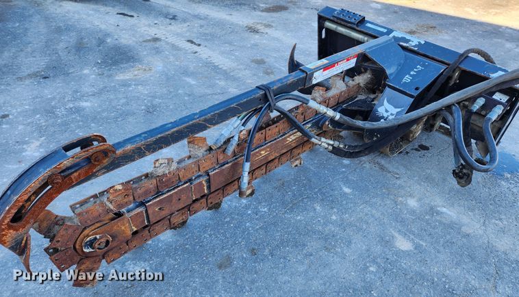 image for item JB9677 2015 Bobcat LT414  skid steer trencher