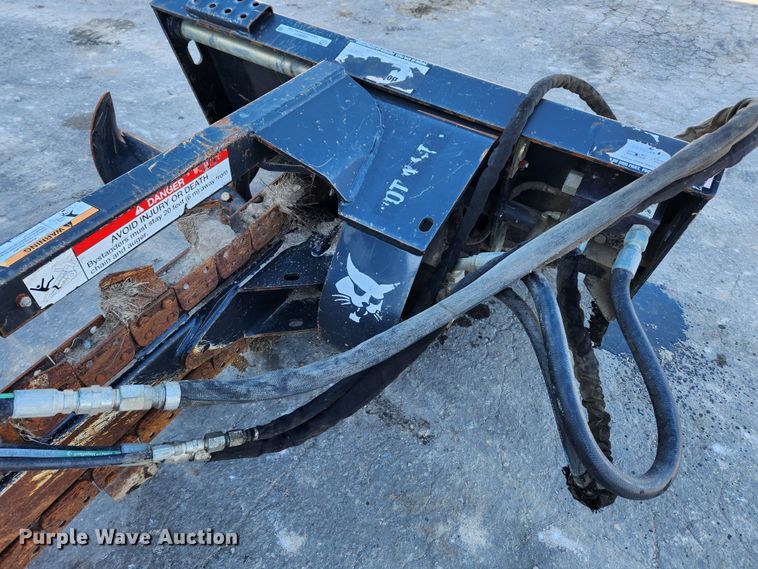 image for item JB9677 2015 Bobcat LT414  skid steer trencher