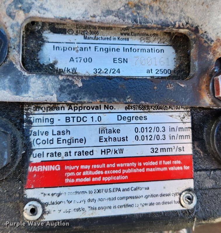 image for item JB9691 2007 Ingersoll Rand DD-24  double drum vibratory roller