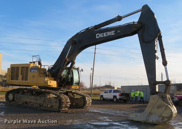 image for item JC9271 2014 John Deere 870G LC  excavator