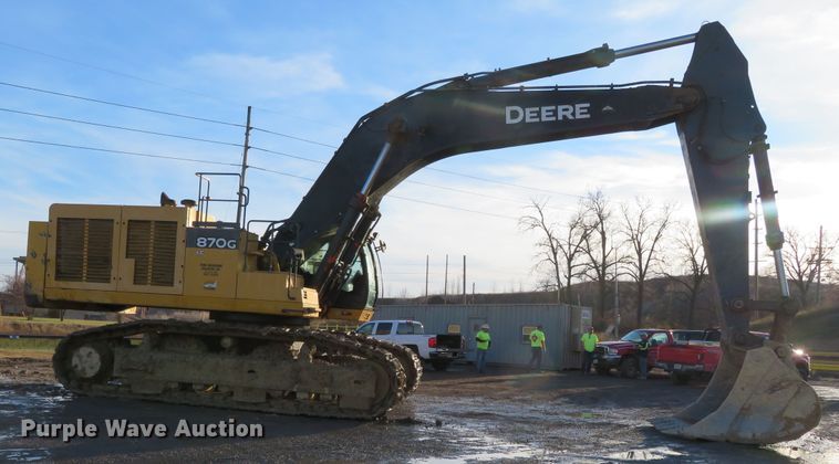 image for item JC9271 2014 John Deere 870G LC  excavator