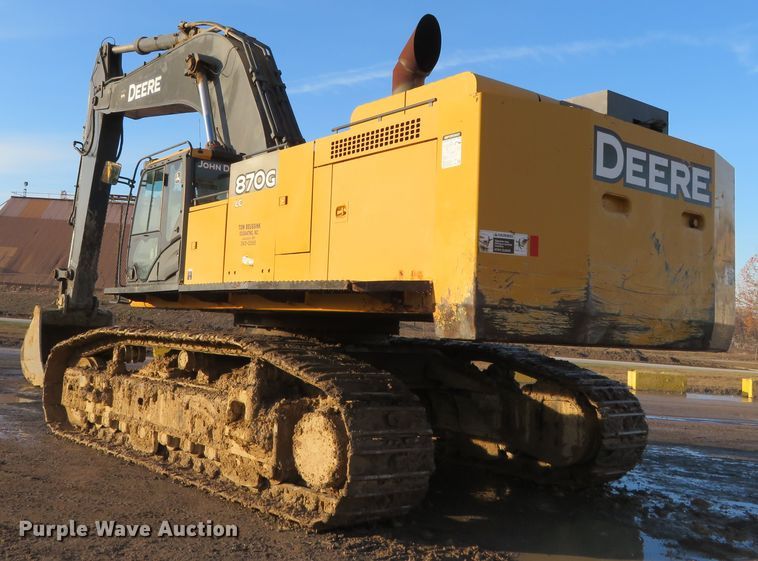 image for item JC9271 2014 John Deere 870G LC  excavator