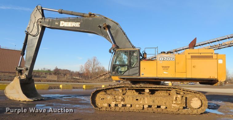 image for item JC9271 2014 John Deere 870G LC  excavator