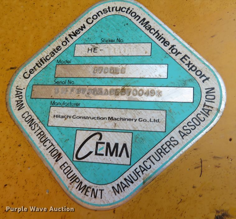 image for item JC9271 2014 John Deere 870G LC  excavator