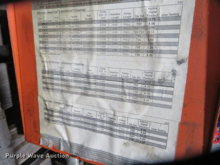 image for item JC9286 Gates PC707  hose crimper