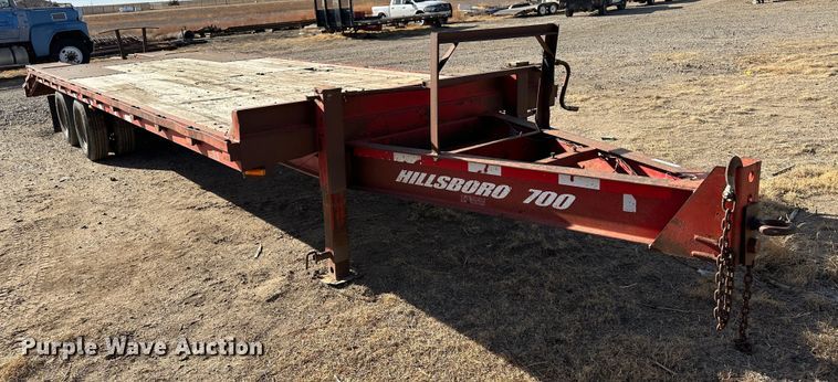 image for item JD9675 2006 Hillsboro  equipment trailer