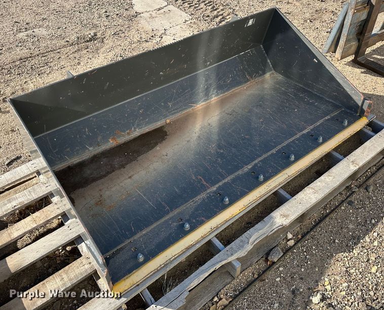 image for item JD9764 72"W skid steer bucket