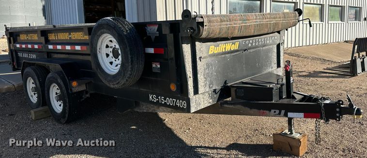 image for item JD9768 2015 PJ D9162  dump trailer