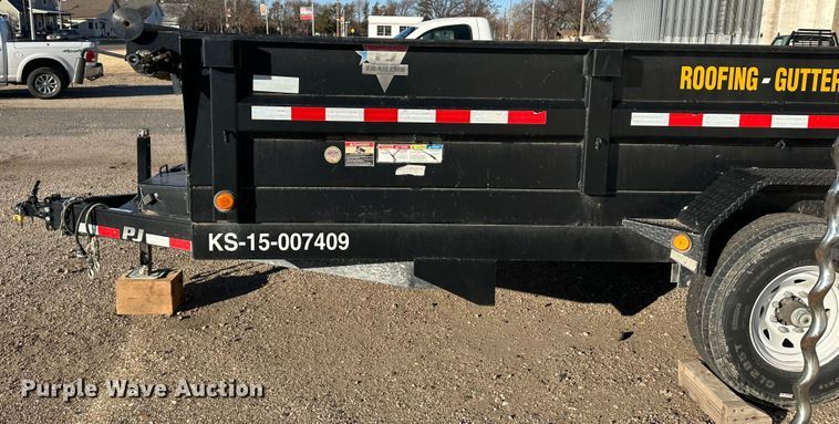 image for item JD9768 2015 PJ D9162  dump trailer