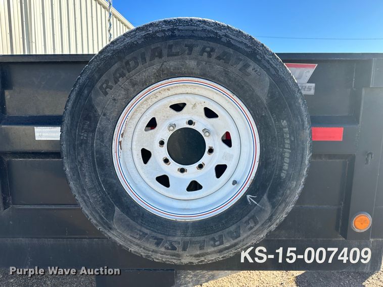 image for item JD9768 2015 PJ D9162  dump trailer