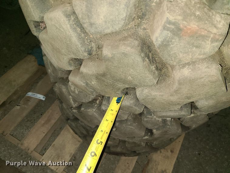 image for item JG9613 (4) Bobcat skid steer tires and wheels