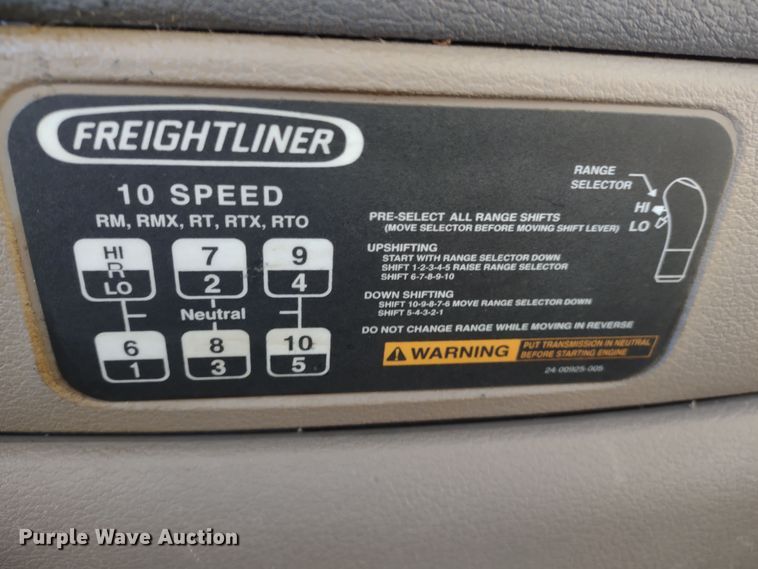 image for item JK9044 2012 Freightliner Cascadia  dump truck