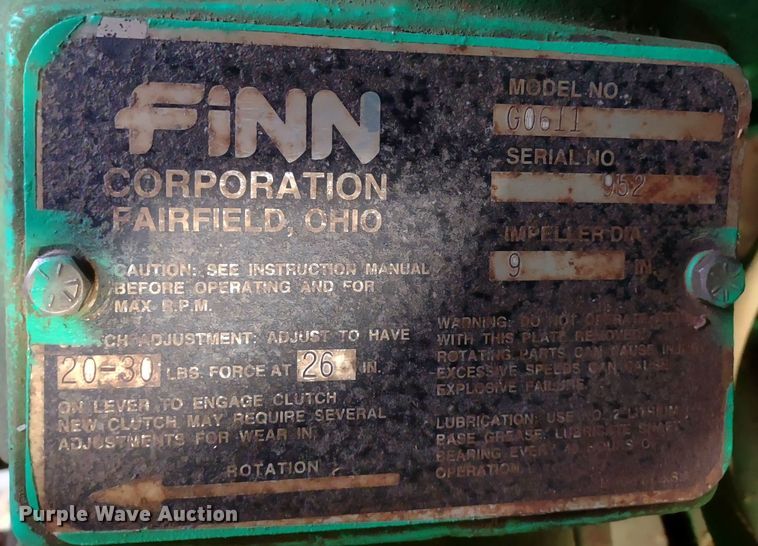 image for item JK9051 Finn T90-II  hydroseeder