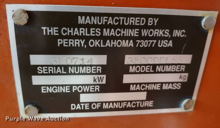 image for item JK9052 1994 Ditch Witch 3500  rock saw