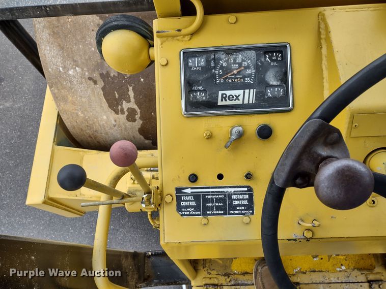 image for item JK9053 1979 Rexnord SP848  single drum vibratory roller