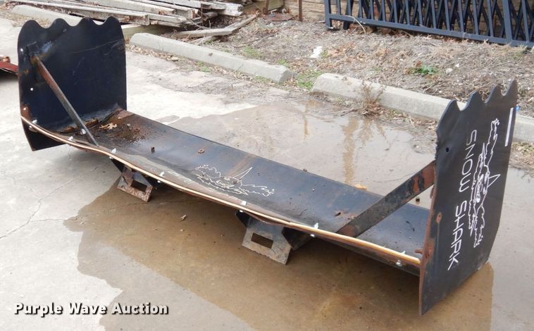 image for item JK9089 Snow Shark  skid steer snow pusher