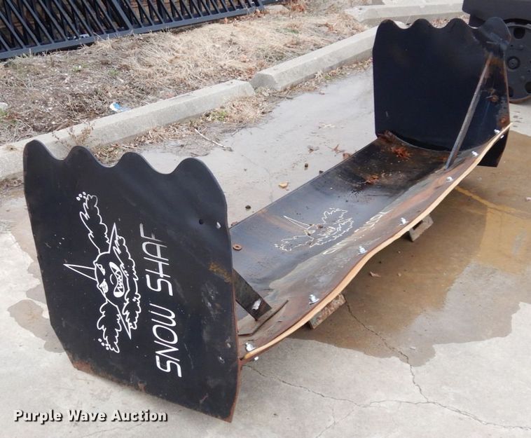 image for item JK9089 Snow Shark  skid steer snow pusher