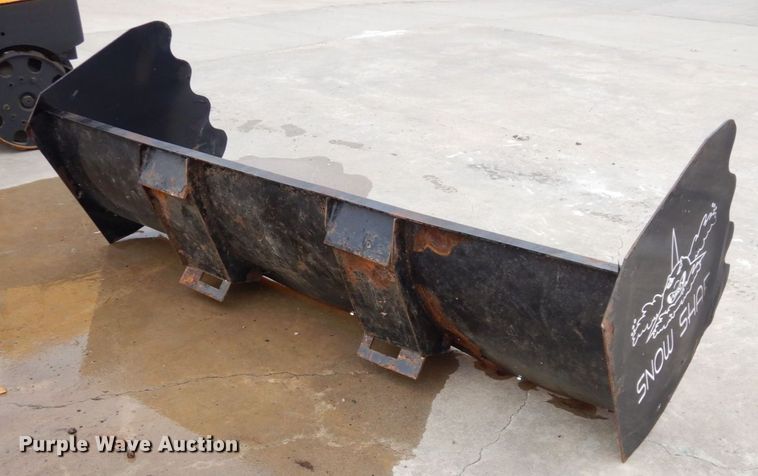 image for item JK9089 Snow Shark  skid steer snow pusher