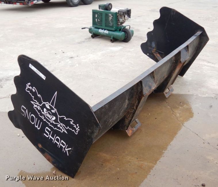 image for item JK9089 Snow Shark  skid steer snow pusher