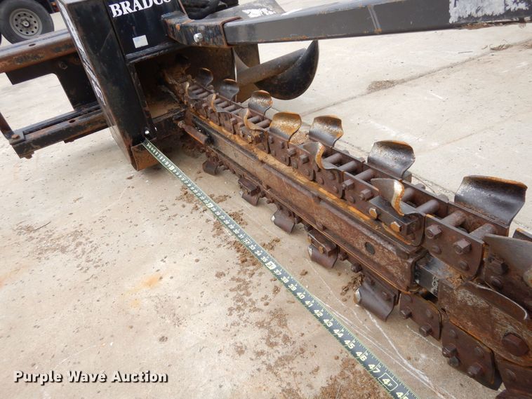 image for item JK9093 Bradco 617  skid steer trencher