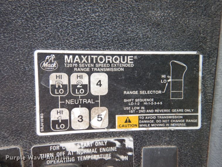 image for item JL9753 1995 Mack RD690S  dump truck