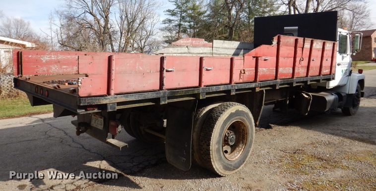 image for item JL9759 1997 Mack CS300P  dump flatbed truck