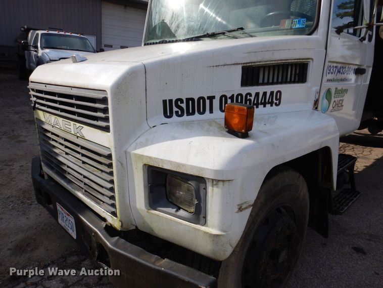 image for item JL9759 1997 Mack CS300P  dump flatbed truck